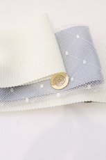 画像2: Melody BasKet / 刀剣乱舞ONLINE　リボンクリップ  大和守安定(ホワイト×サックス) O-26-03-04-007-LO-AC-OW-ZT639-F005 (2)