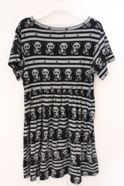 画像3: Candy Stripper / ROLLER SKATING PEPE ONE-PIECE 2 ブラック O-26-03-04-056-PU-OP-IG-OS