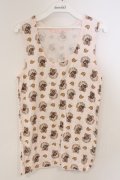 Candy Stripper / キャラクター総柄タンクトップ F ピンク O-26-03-04-058-PU-TO-IG-OS