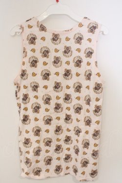画像3: Candy Stripper / キャラクター総柄タンクトップ F ピンク O-26-03-04-058-PU-TO-IG-OS