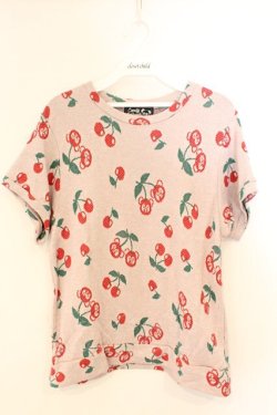 画像1: Candy Stripper / チェリーペペTシャツ 2 レッド系 O-26-03-04-062-PU-TO-IG-OS