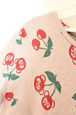 画像2: Candy Stripper / チェリーペペ半袖ワンピース 2 レッド系 O-26-03-04-064-PU-OP-IG-OS