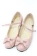 画像1: Leur Getter / リボン付本革シューズ 22.5cm ピンク O-26-03-04-009-LU-SH-OW-OS (1)