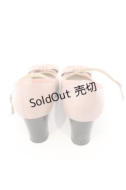 画像3: Leur Getter / リボン付本革シューズ 22.5cm ピンク O-26-03-04-009-LU-SH-OW-ZTK036 (3)