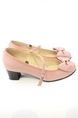 画像4: Leur Getter / リボン付本革シューズ 22.5cm ピンク O-26-03-04-009-LU-SH-OW-OS