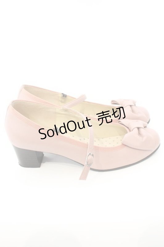 画像4: Leur Getter / リボン付本革シューズ 22.5cm ピンク O-26-03-04-009-LU-SH-OW-ZTK036 (4)