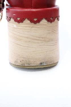 画像6: Chalmiere / 木底風パンプス L アカ O-26-03-04-010-0-SH-IG-OS