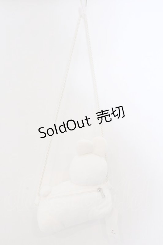 画像4: merry jenny / 【求心フレンズコラボ】うさぎのバッグ  シロ O-26-03-04-001-LO-BG-OW-ZT639 (4)