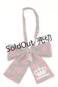 PUTUMAYO / トランプ王冠リボンタイ  レッド×ブラック O-26-03-04-015-PT-ZA-IG-OS