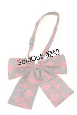 画像2: PUTUMAYO / トランプ王冠リボンタイ  レッド×ブラック O-26-03-04-015-PT-ZA-IG-OS