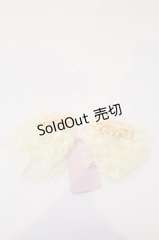 画像1: Chalmiere / ファンシーリボンお袖留め  イエロー O-26-03-04-002-0-ZA-OW-ZT0308C (1)