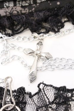 画像2: MAD / オリジナルプリント手枷  ブラック O-26-03-04-017-PU-ZA-IG-OS