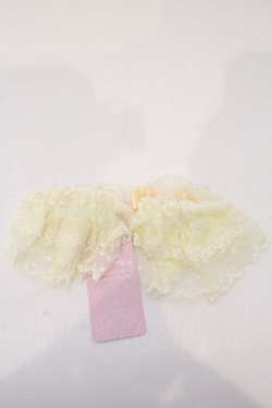 画像2: Chalmiere / ファンシーリボンお袖留め  イエロー O-26-03-04-002-0-ZA-OW-OS