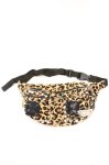 画像1: HELL CAT PUNKS / レオパードウエストポーチ  ブラウン O-26-03-04-022-PU-BG-IG-ZTK031 (1)