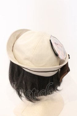 画像2: Kurumi Collaboration / KRM*マリンハット  ベージュ O-26-03-04-026-GO-AC-IG-OS