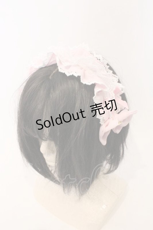 画像1: Angelic Pretty / Dolceフリルカチューシャ  ピンク O-26-03-04-028-AP-AC-IG-ZT639-F004 (1)