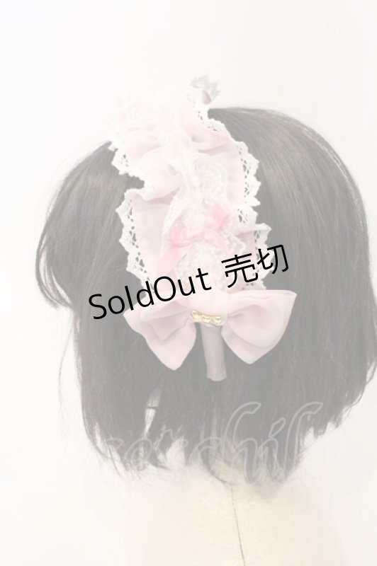 画像2: Angelic Pretty / Dolceフリルカチューシャ  ピンク O-26-03-04-028-AP-AC-IG-ZT639-F004 (2)