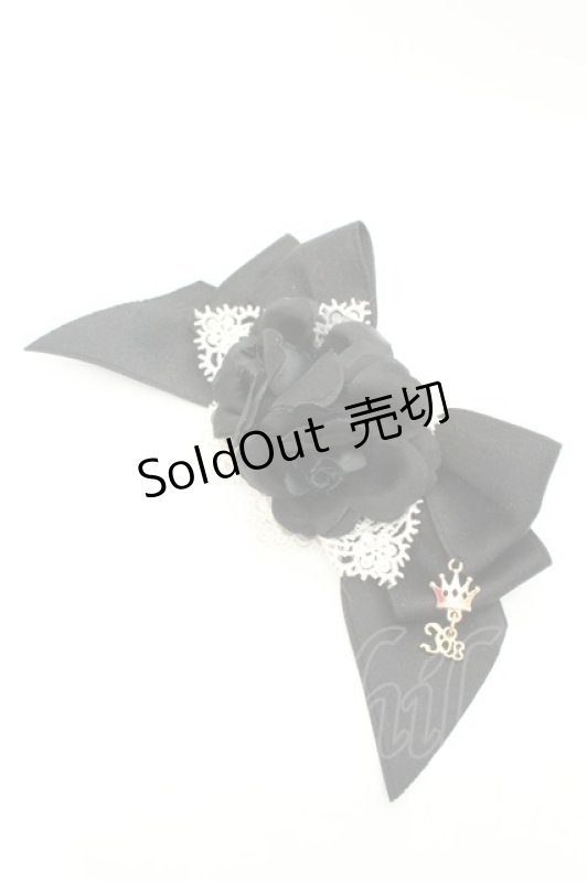 画像1: Innocent World / クラウンチャームローズクリップ  クロ O-26-03-05-005-IW-AC-IG-ZT486-F006 (1)