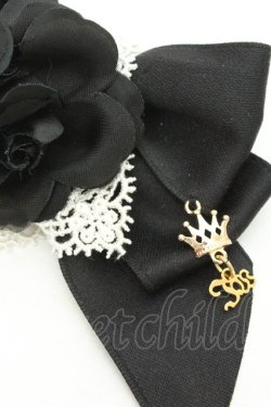 画像2: Innocent World / クラウンチャームローズクリップ  クロ O-26-03-05-005-IW-AC-IG-OS