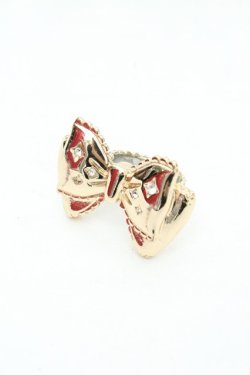 画像1: axes femme kawaii / リボンリング  ゴールド O-26-03-05-010-AX-AC-IG-OS