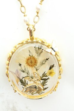 画像1: Q-pot. / アリス/フラワーガーデン ネックレス  ゴールド O-26-03-05-015-QP-AC-IG-OS