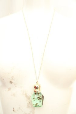 画像2: Franche Lippee / NEW香水ビンネックレス  グリーン O-26-03-05-016-LO-AC-IG-OS