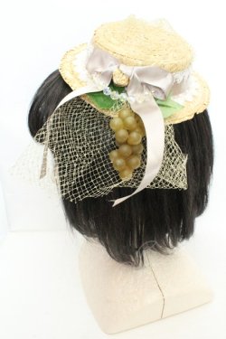 画像3: metamorphose / チュール付ミニカンカンカチューシャ  ナチュラル O-26-03-05-020-ME-AC-OW-OS