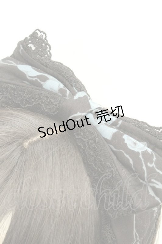 画像2: metamorphose / Secret EDENカチューシャ  クロ×アオ O-26-03-05-021-ME-AC-OW-ZT486-F006 (2)