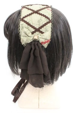 画像3: metamorphose / Time lag worldヘッドドレス  オリーブグリーン O-26-03-05-023-ME-AC-OW-OS