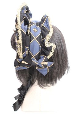 画像3: metamorphose / 主の書斎ハーフボンネット  アオ系 O-26-03-05-024-ME-AC-OW-OS