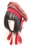 画像1: metamorphose / tailor's bear ベレー帽  アカ系 O-26-03-05-026-ME-AC-OW-ZT485 (1)