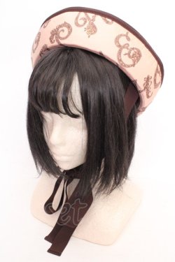 画像1: metamorphose / Romantic alphabetハット  ピンク O-26-03-05-027-ME-AC-OW-OS