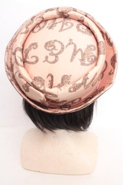 画像3: metamorphose / Romantic alphabetハット  ピンク O-26-03-05-027-ME-AC-OW-OS