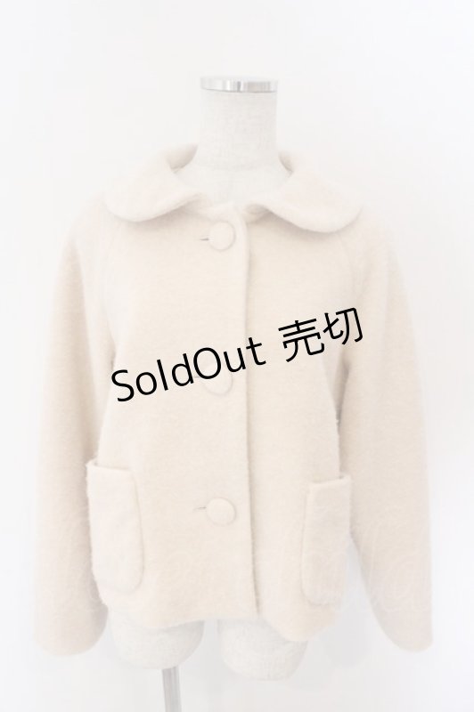 画像1: PINK HOUSE / 丸襟ショートコート  ピンク O-26-03-06-034-LO-CO-IG-ZTC068 (1)