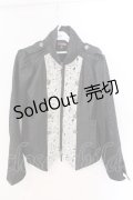 Qutie Frash / ナポレオンジャケット L ブラック×シルバー O-26-03-06-036-QU-BL-IG-OS