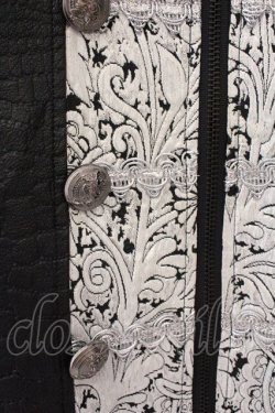 画像3: Qutie Frash / ナポレオンジャケット L ブラック×シルバー O-26-03-06-036-QU-BL-IG-OS