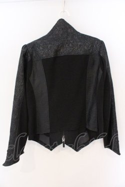 画像4: Qutie Frash / ナポレオンジャケット L ブラック×シルバー O-26-03-06-036-QU-BL-IG-OS