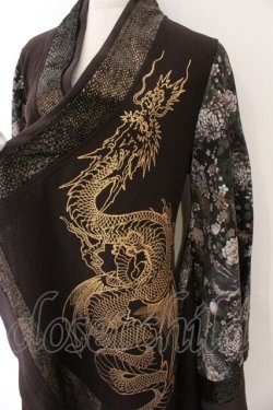 画像2: Qutie Frash / 着物カーデ  ブラウン O-26-03-06-042-QU-TO-IG-OS