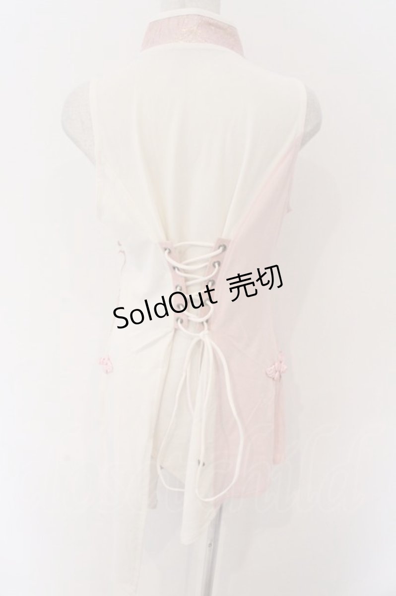 画像4: Qutie Frash / チャイナチュニック  ピンク O-26-03-06-045-QU-TO-IG-OS (4)