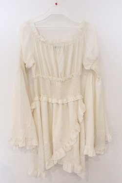 画像2: Qutie Frash / オフショルチュニック  ホワイト O-26-03-06-048-QU-TO-IG-OS