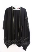 Qutie Frash / 2025GW ノベルティ万能ポンチョ  ブラック×カーキ O-26-03-06-057-QU-TO-IG-OS