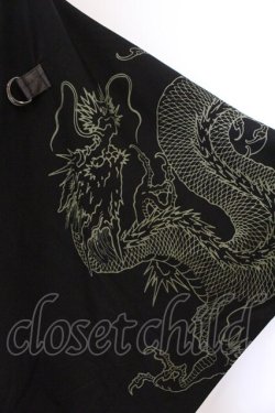 画像2: Qutie Frash / 2025GW ノベルティ万能ポンチョ  ブラック×カーキ O-26-03-06-057-QU-TO-IG-OS