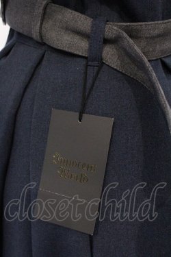 画像3: Innocent World / トレンチコート風コートワンピース L ネイビー×グレー O-26-03-06-063-IW-OP-IG-OS