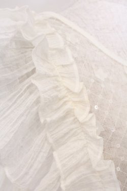 画像2: merry jenny / flowerスパンコールカラー  シロ O-26-03-06-065-LO-TO-IG-OS