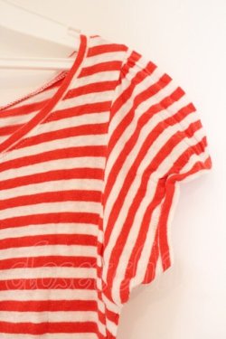 画像2: Candy stripper / ボーダーTシャツ 2 レッド×ホワイト O-26-03-06-001-0-TS-IG-OS