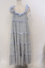 画像2: merry jenny / オフショルfrillキャミワンピース  サックス O-26-03-06-067-LO-OP-IG-ZT466 (2)
