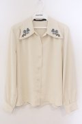 an another angelus / 刺繍入りブラウス  アイボリー O-26-03-06-069-CA-BL-IG-OS