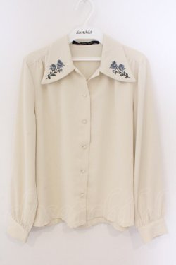 画像1: an another angelus / 刺繍入りブラウス  アイボリー O-26-03-06-069-CA-BL-IG-OS