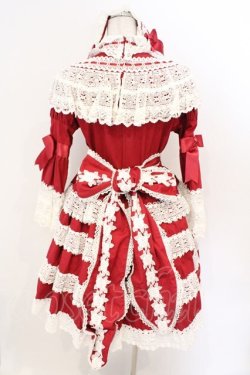 画像7: BABY,THE STARS SHINE BRIGHT / エリザベスワンピース＆ヘッドドレスセット  えんじ O-26-03-06-007-BA-OP-IG-OS