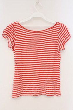 画像3: Candy stripper / ボーダーTシャツ 2 レッド×ホワイト O-26-03-06-001-0-TS-IG-OS